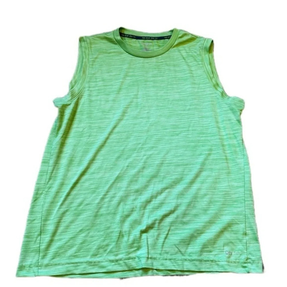 Tek Gear Men's Medium Green Athletic Material Tank - Picture 1 of 3